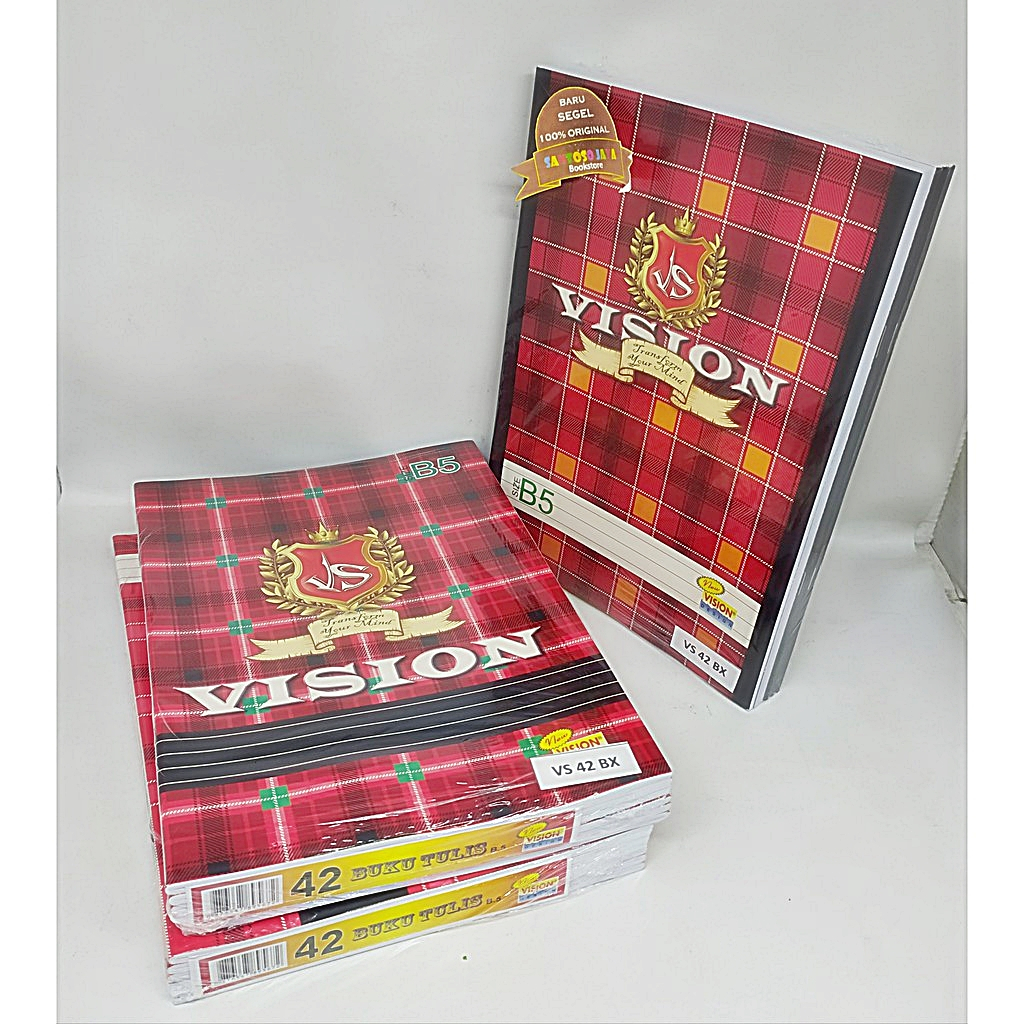 

Buku Tulis B5 Big Boss VISION 42 Lembar 1 Pak Isi 6 Buku