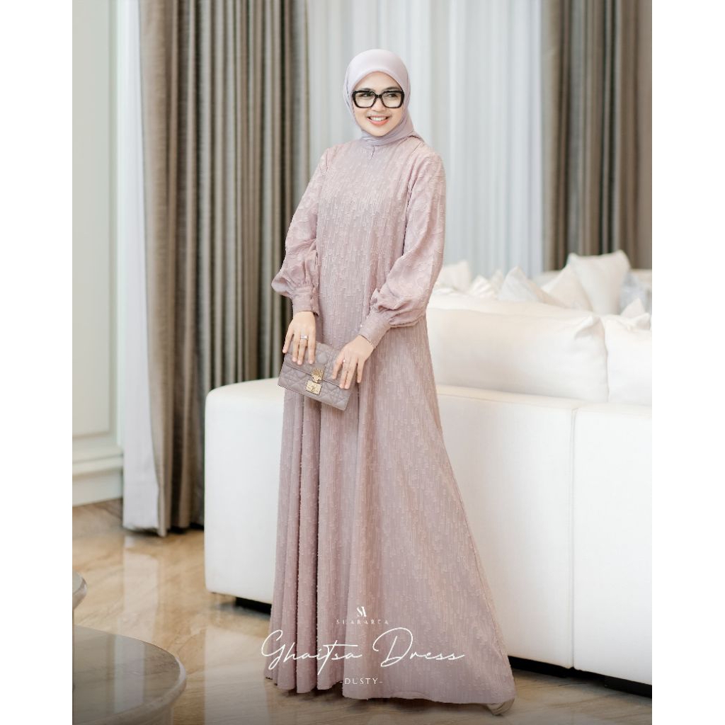 Gamis Long dres Ghaitsa ( Dress Only) Original by shArarea