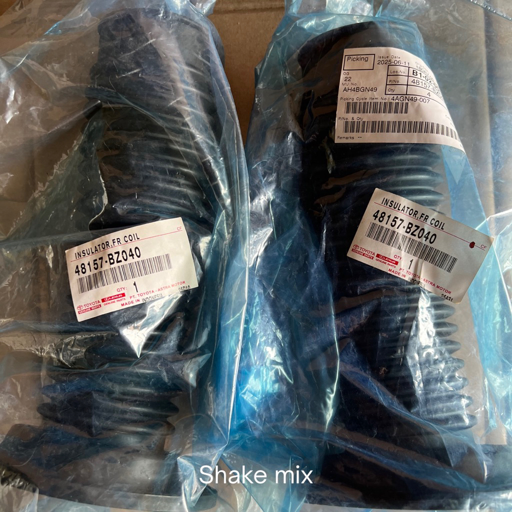 BOOT SHOCKBREAKER DEPAN AVANZA VELOZ RUSH 48157-BZ040 ORIGINAL TOYOTA 100%