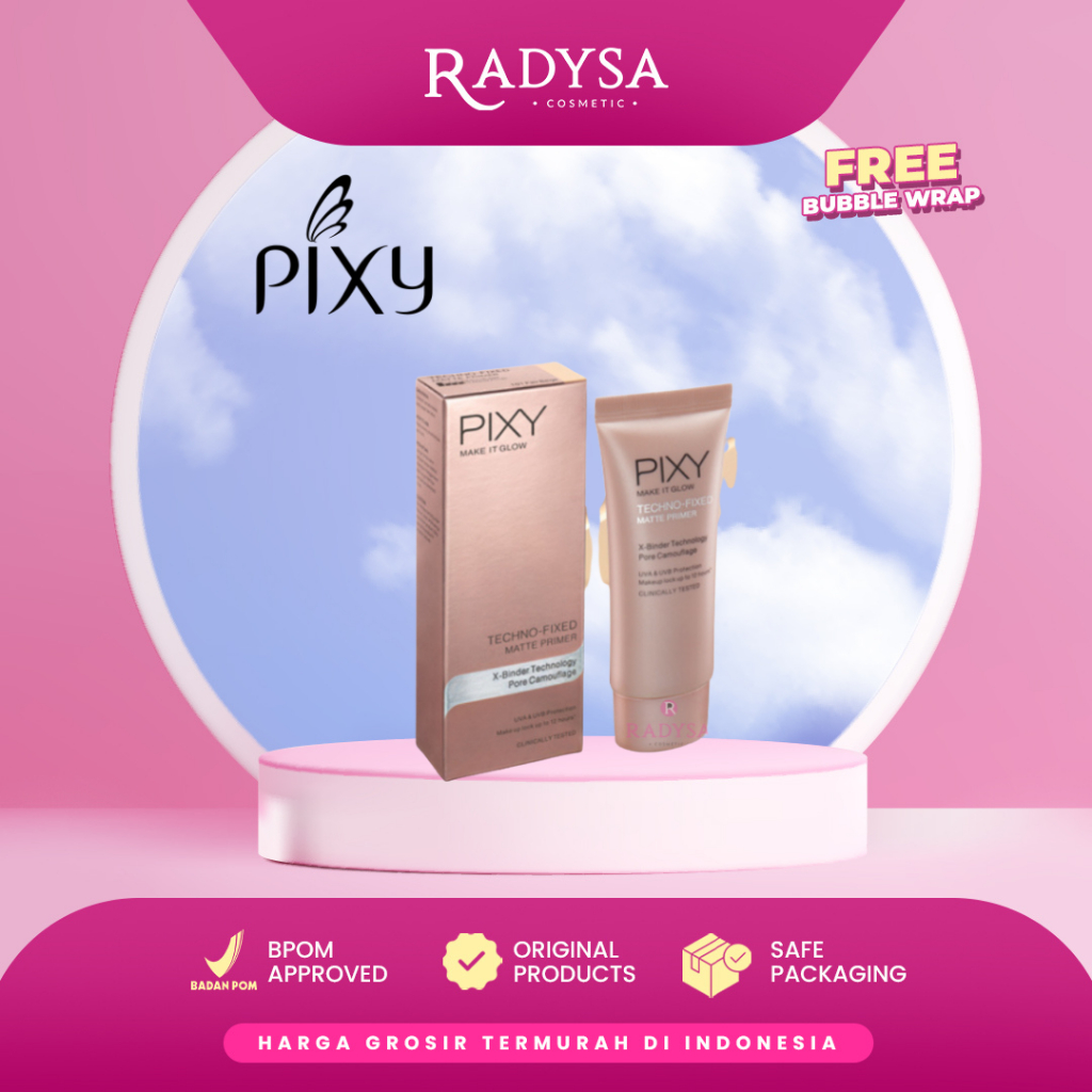 RADYSA -  Pixy Make It Glow Techno Fixed Matte Primer / Primer pixy matte