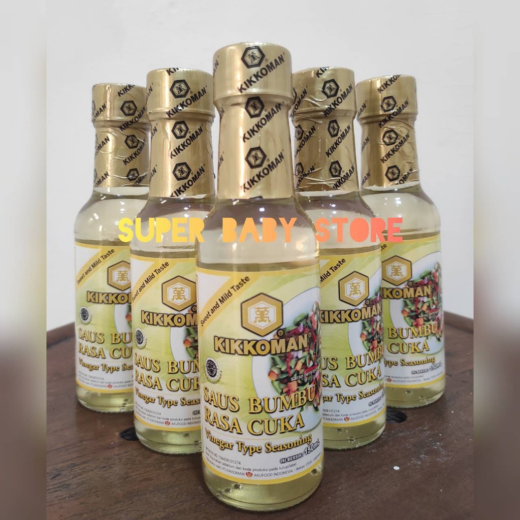

[oddsolshop] pekanbaru/Kikkoman Saus Bumbu Rasa Cuka 150ML Vinegar Type Seasoning Food Mix