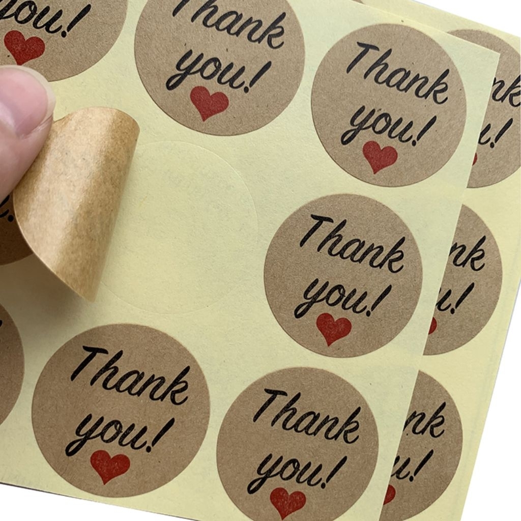 Print Cetak Stiker Kraft A3+ Custom Cutting