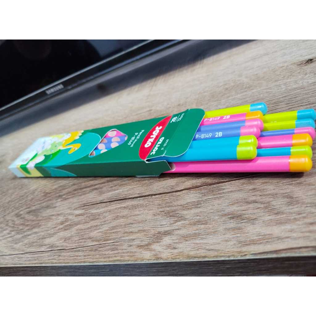 

[Pack] JOYKO Triangle Pencil P-8149 2B isi 12