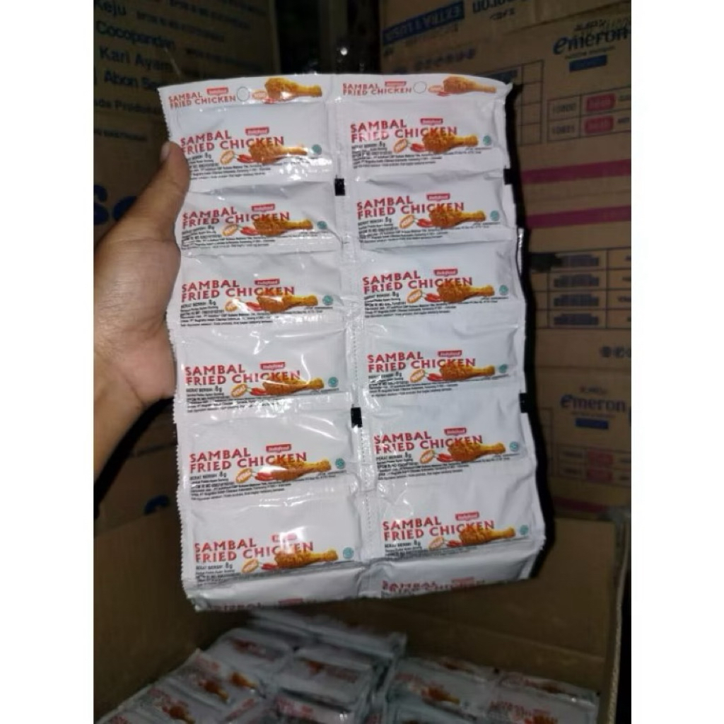 

INDOFOOD sambal Fried Chicken 24x8gram | indofood saus sambal fried chicken