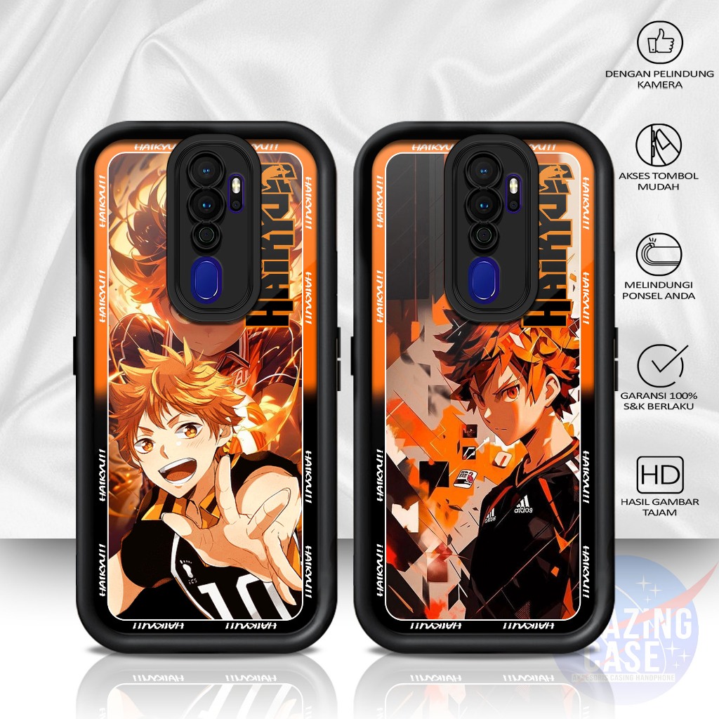 Case Premium Compatible For OPPO A5 2020 A9 2020  Motif HKYU Casing Softcase Glossy Anti Jamur