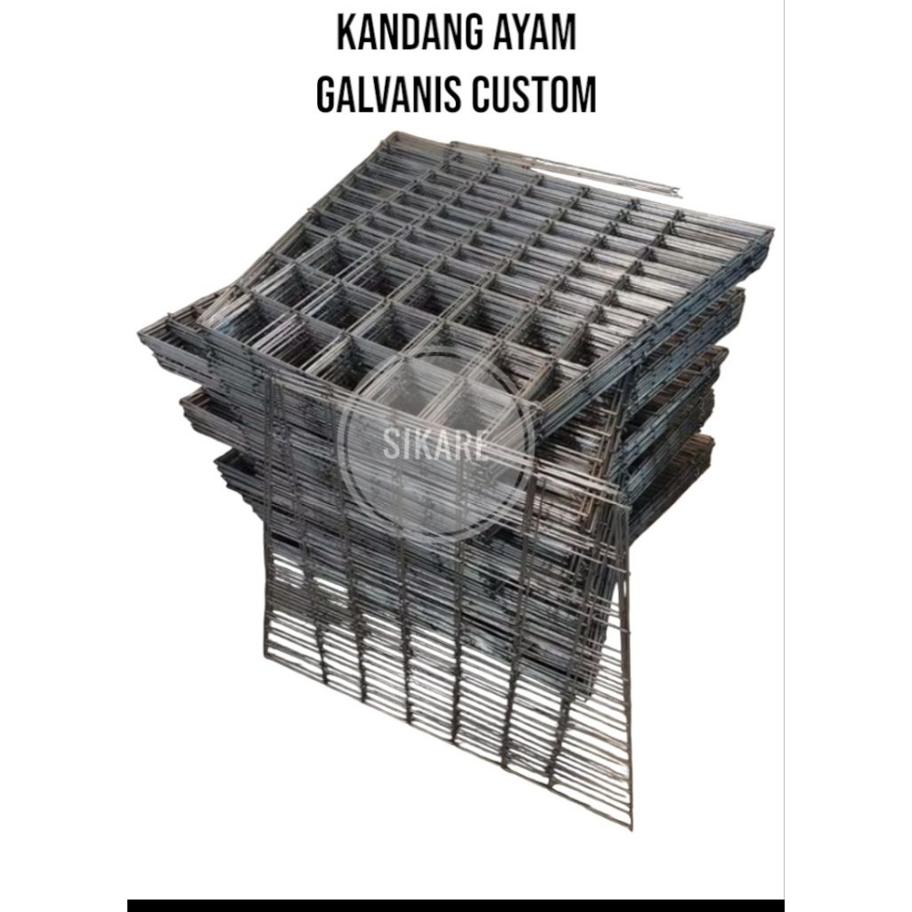 Kandang Galvanis Custom /Kandang Ayam / Kurungan Galvanis Ukuran sesuai request