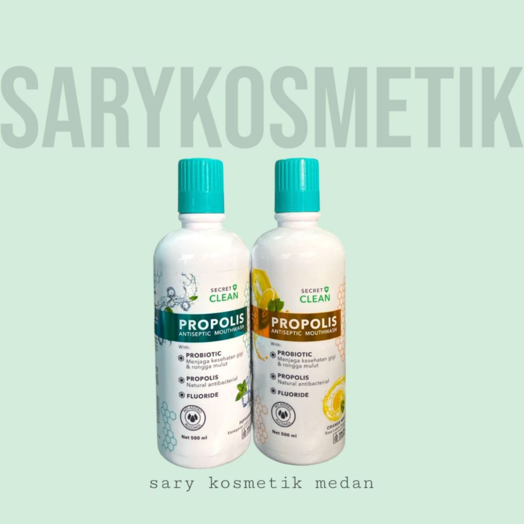 ib,bx_ SECRET CLEAN propolis antiseptic mouthwash 500 ml - obat kumur probiotic