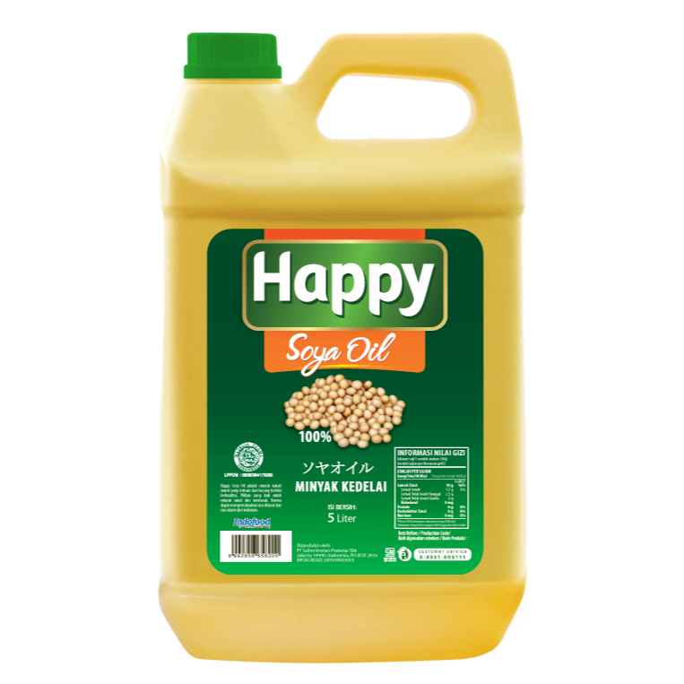 

happy soya oil 5L | minya goreng