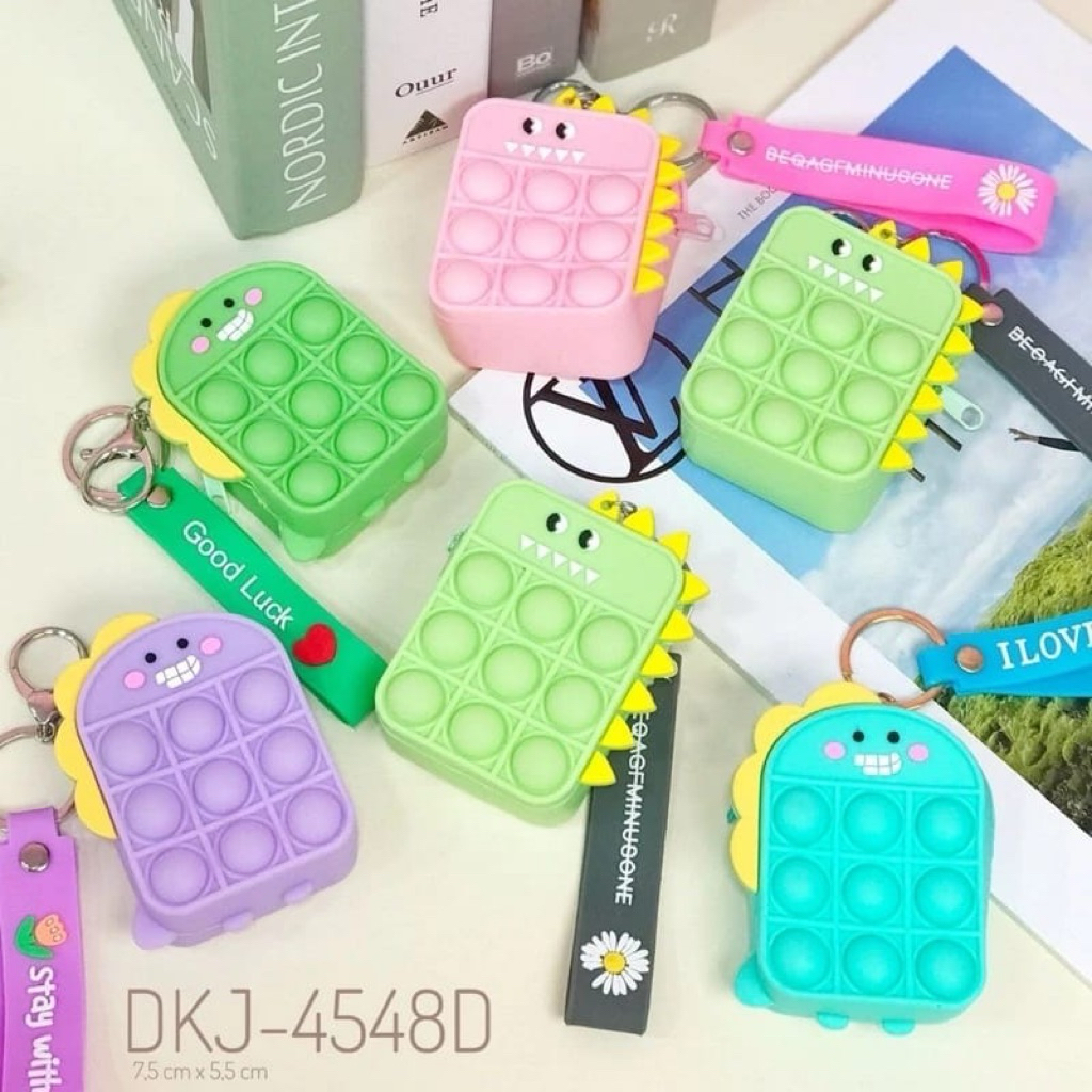 088 tas pop it kecil /dompet mini koin karakter/dompet mini koin karakter