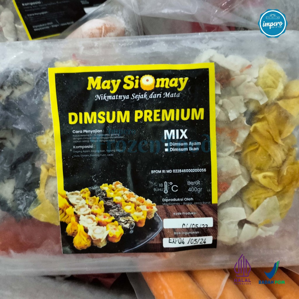 

Dimsum Premium Mix Isi 20 Halal
