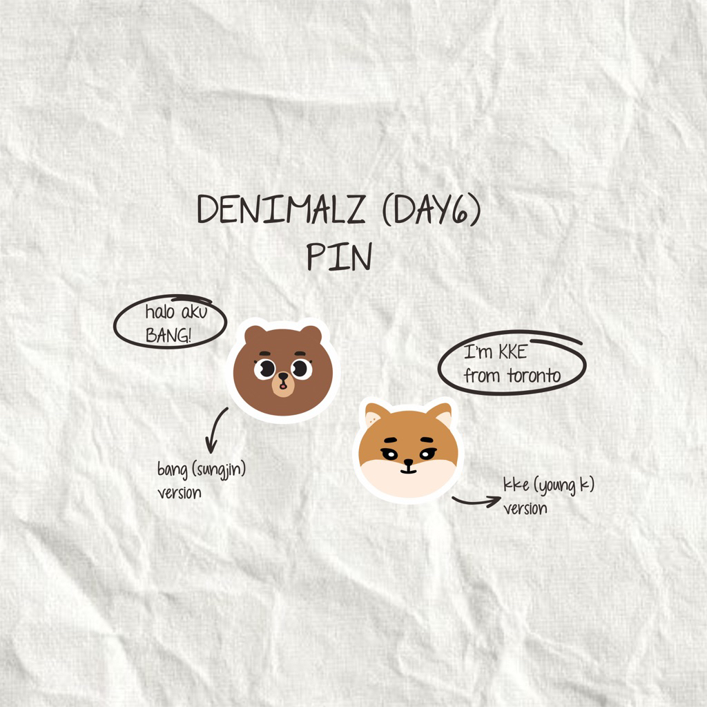 [DAY6] Pin Akrilik Denimalz