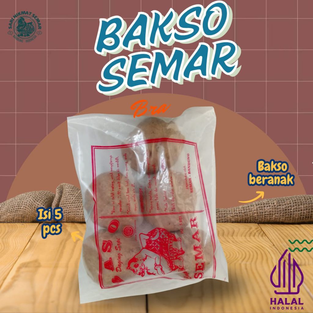 

BAKSO SEMAR BERANAK ISI 5 PCS