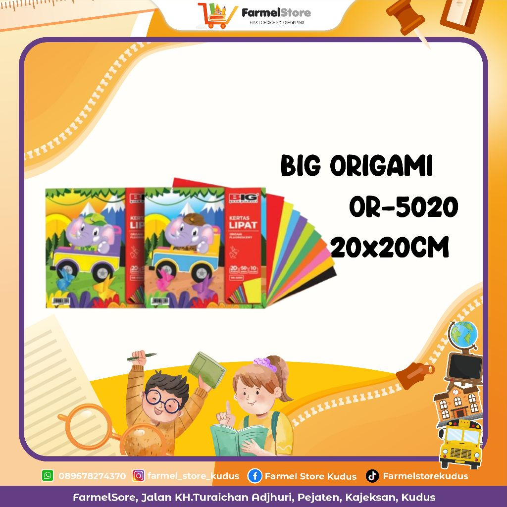 

BIG ORIGAMI Kode(OR-5020)20X20cm