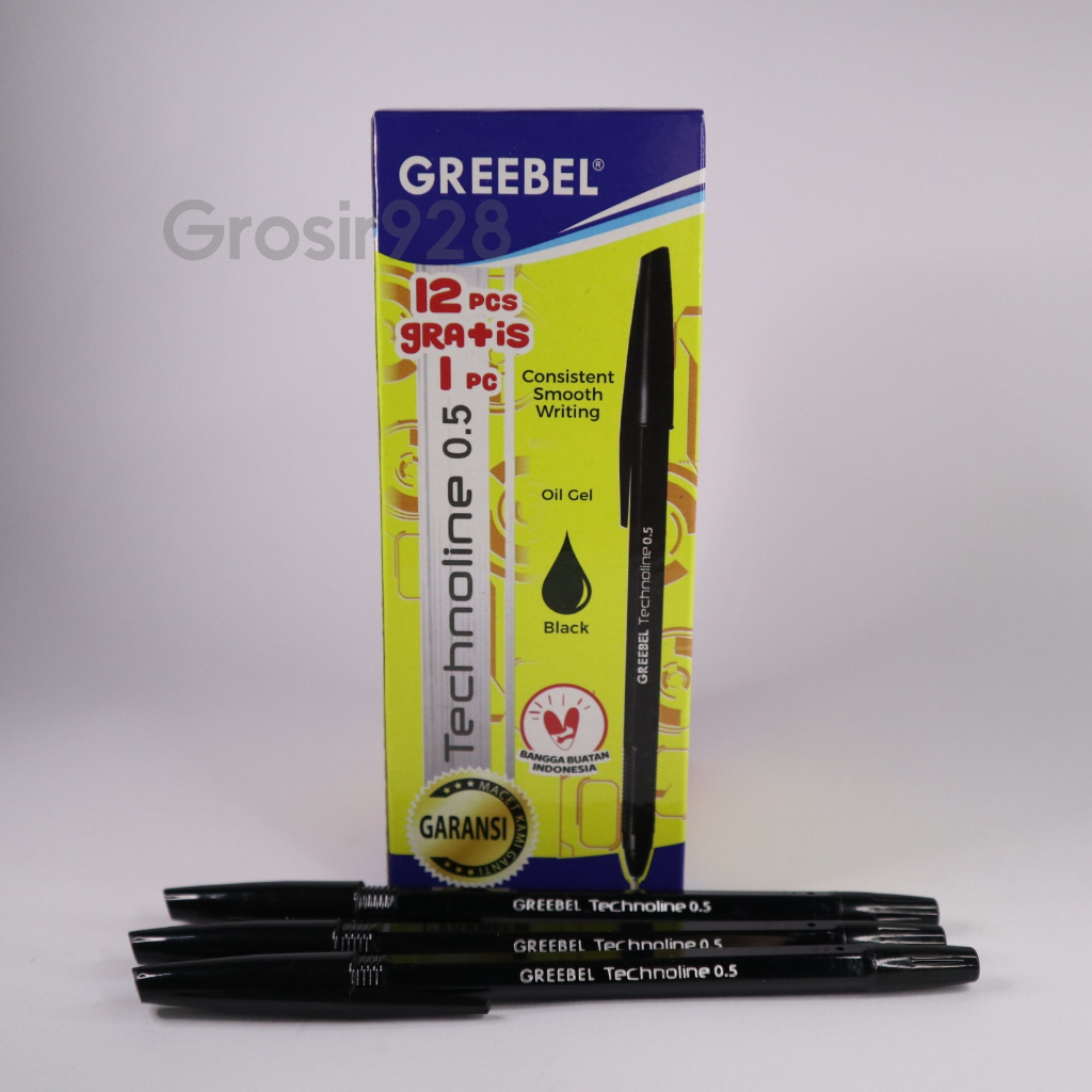 

(Per Pak isi 12 Buah) Pulpen Standard Murah GREEBEL / BPTP / AE7 / AT-8 / BPTP PASTEL