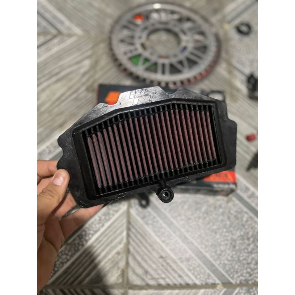 Filter udara k&n zx25r bekas kondisi bagus