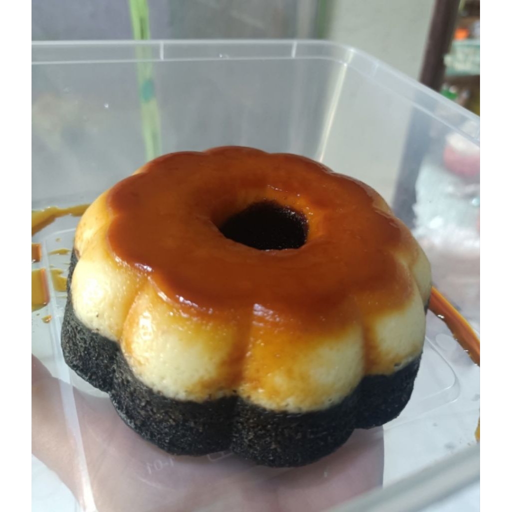 

brownies keju karamel