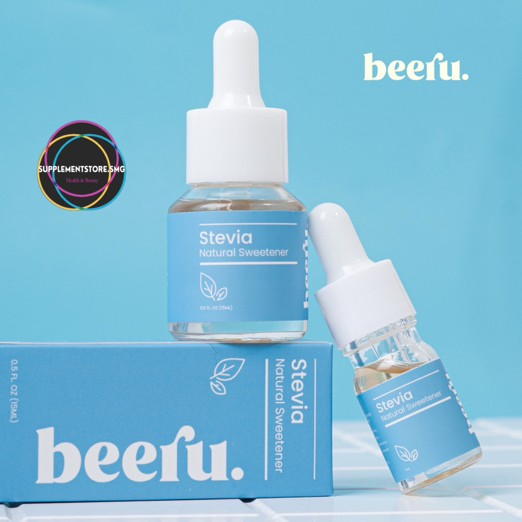 

BEERU Stevia Natural 5ml & 15 ml Sweetener Pengganti Gula Sehat Pemanis Alami Nol Kalori