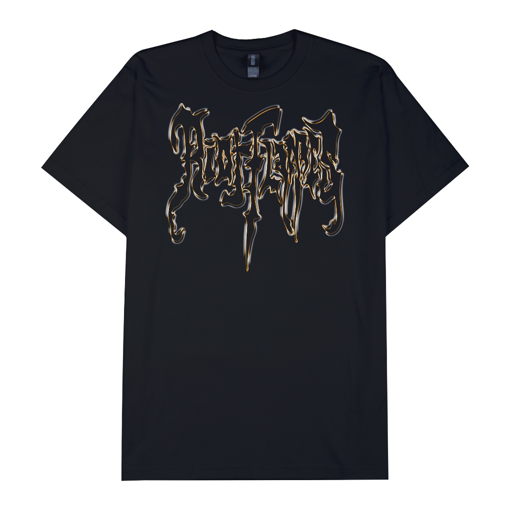 RIOT FLAMES Kaos Pria - MELTY2K - Black