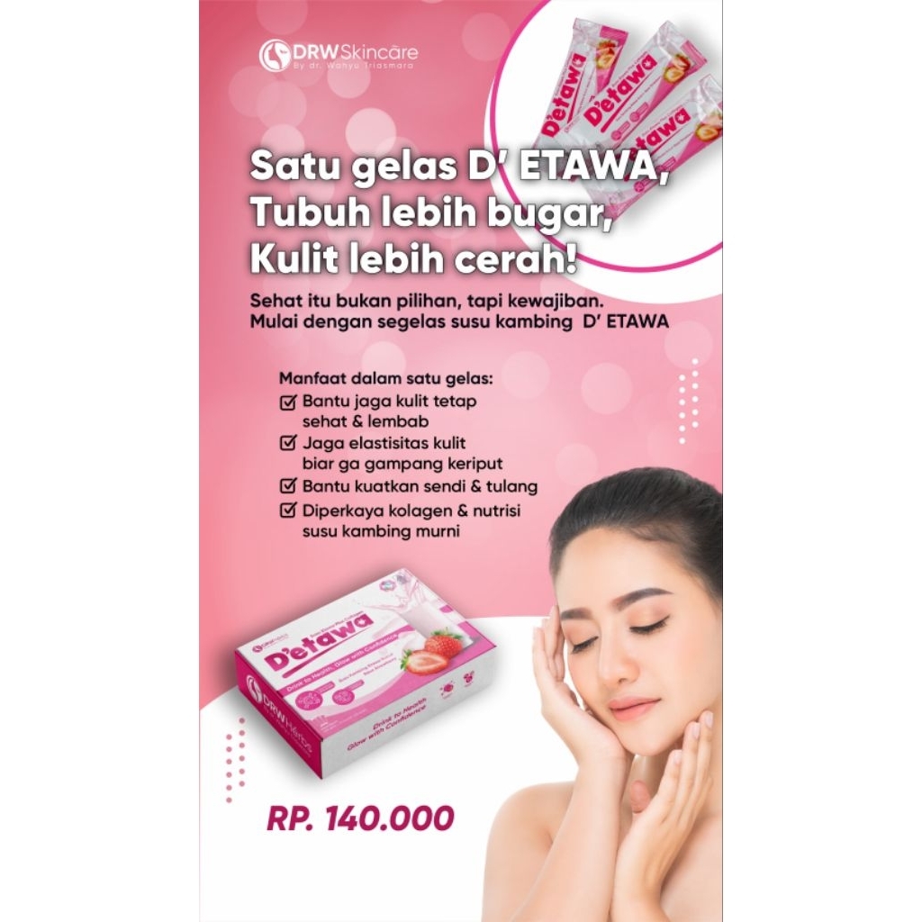 

D'ETAWA STRAWBERRY COLLAGEN (SUSU ETAWA PLUS COLAGEN) DRW SKINCARE BALI