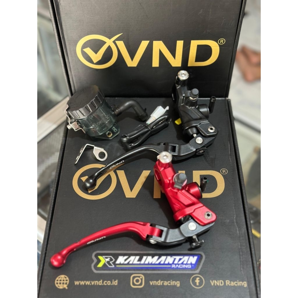 MASTER REM VND AK111 RADIAL RACE - SET TABUNG DAN SWITCH REM UNIVERSAL