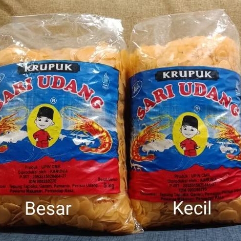 

Kerupuk Sari Udang Biru asli Sidoarjo