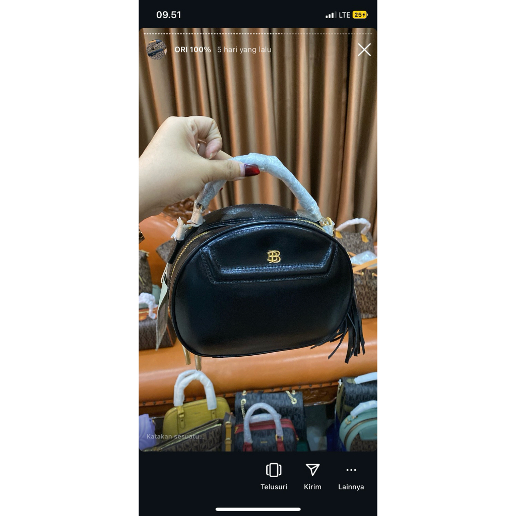 SALE bonia tas baby sonia hitam