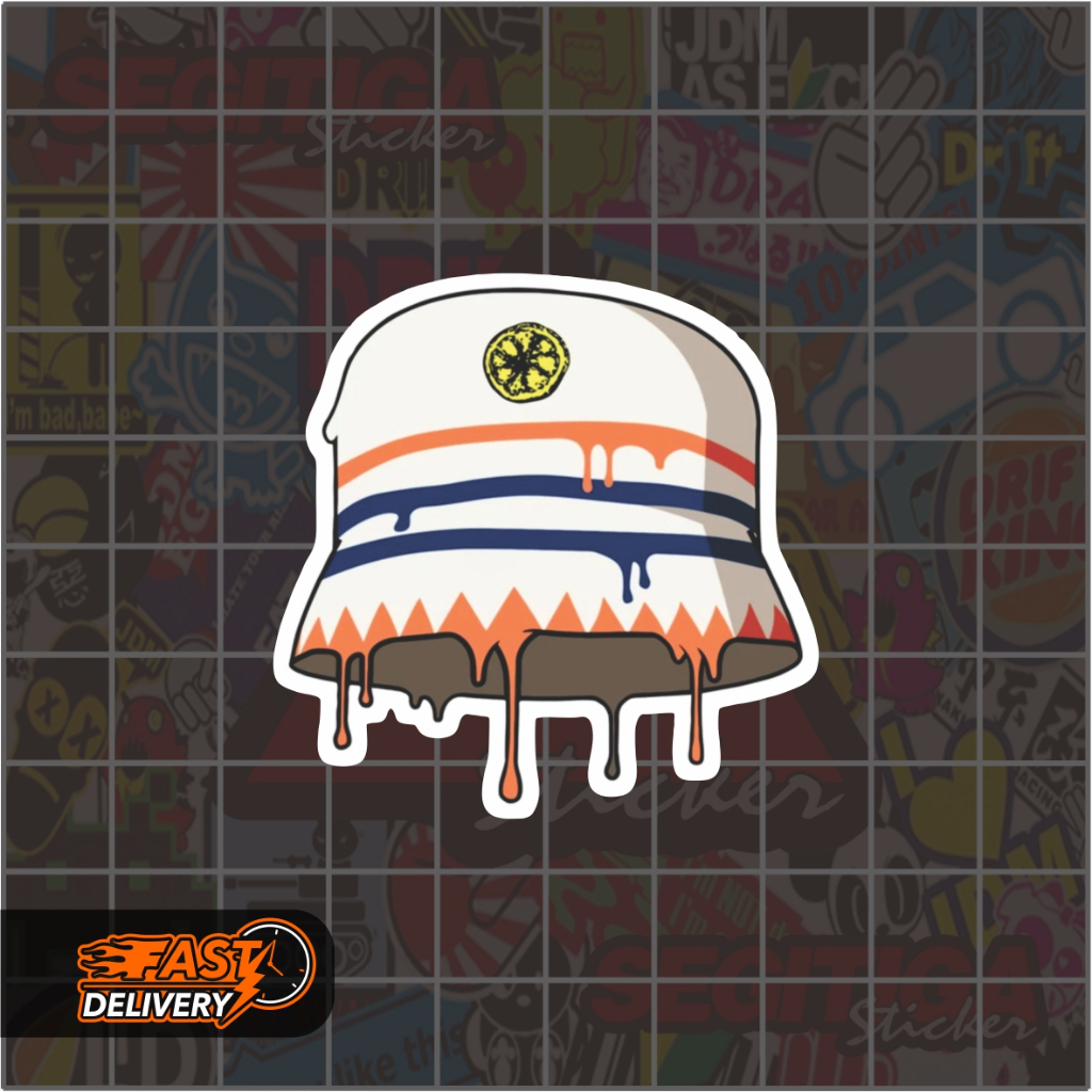 

Sticker Topi Bucket The Stone Roses Ukuran 5 x 5 Cm
