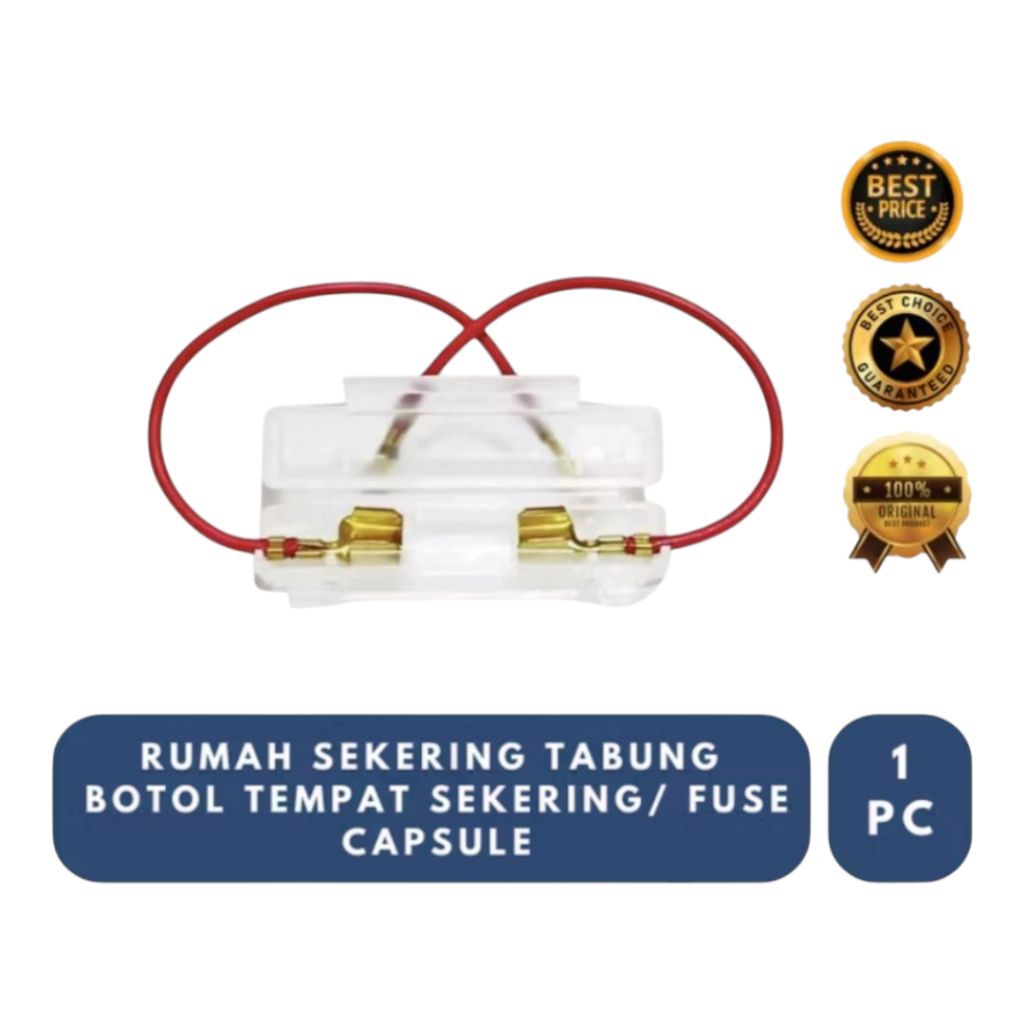 Rumah Sikring Sekring Fuse Tabung Kaca Kapsul Set Kabel Honda C70 C50 C700 C800 Supercup Cub Astrea 