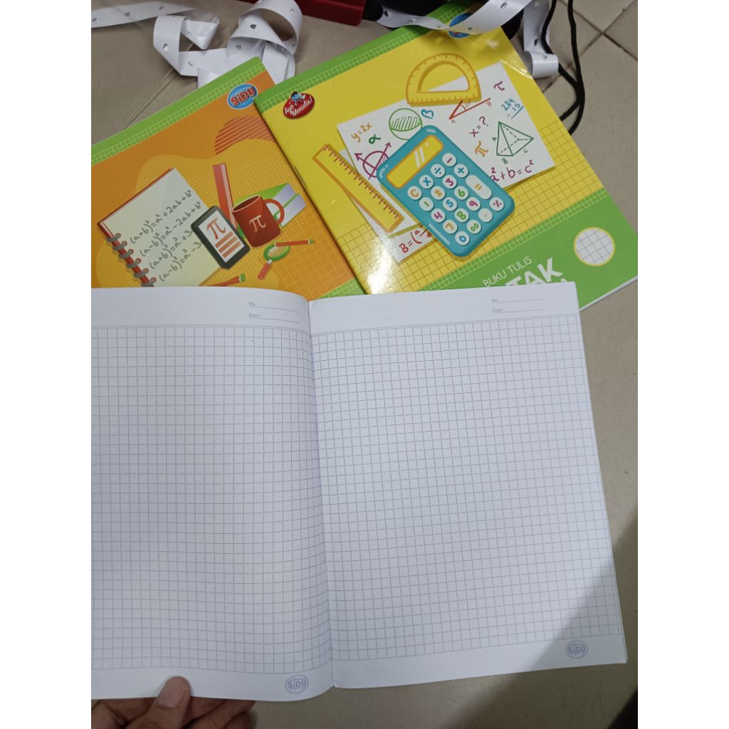 

5454 - sidu buku kotak kecil buku matematika kotak kecil 38 lembar