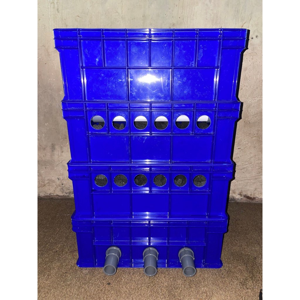 Filter trickle kolam ikan 4 susun kecil