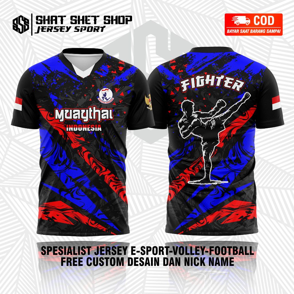 KAOS JERSEY MUAY THAI 1 TERBARU