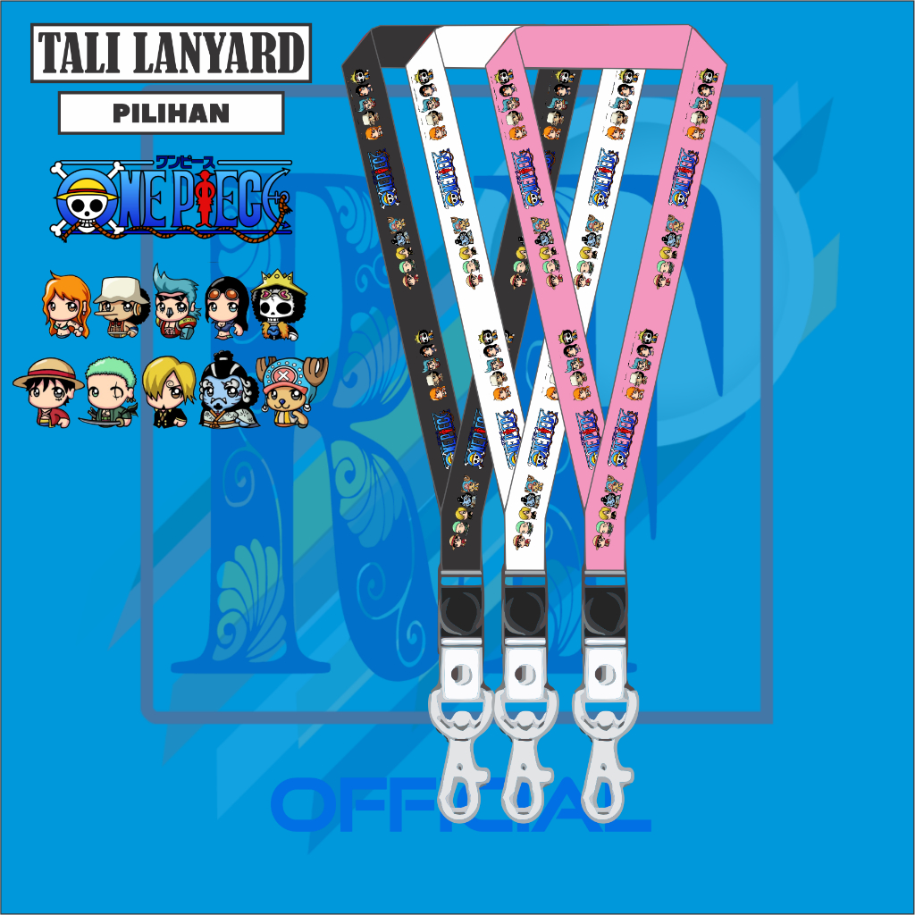 

TALI LANYARD ONE PIECE CHIBI RAME - TALI ID CARD ANIME MANGA ONE PIECE LUFFY ZORRO NAMI GANTUNGAN KUNCI GANTUNGAN FLASHDISK GANTUNGAN NAMETAG TALI LANYARD BEST SELLER COD