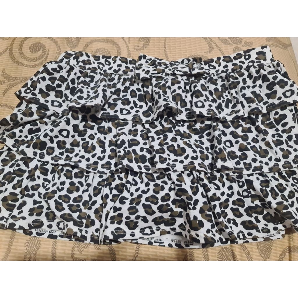Rok celana pesta anak perempuan, Preloved, loreng-loreng