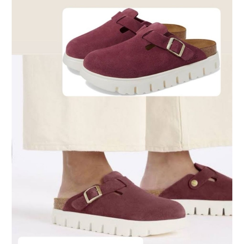 Sepatu Sandal Wanita BIRKENS BOSTON PAPILIO CHUNKY Original 100%