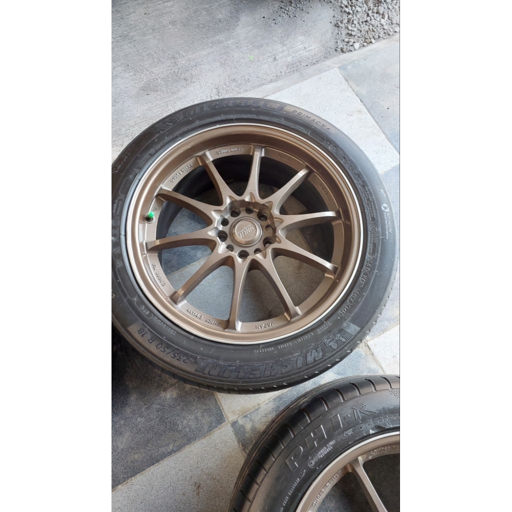 velg ce28 r18 pcd5x114 dan 5x120 +Ban