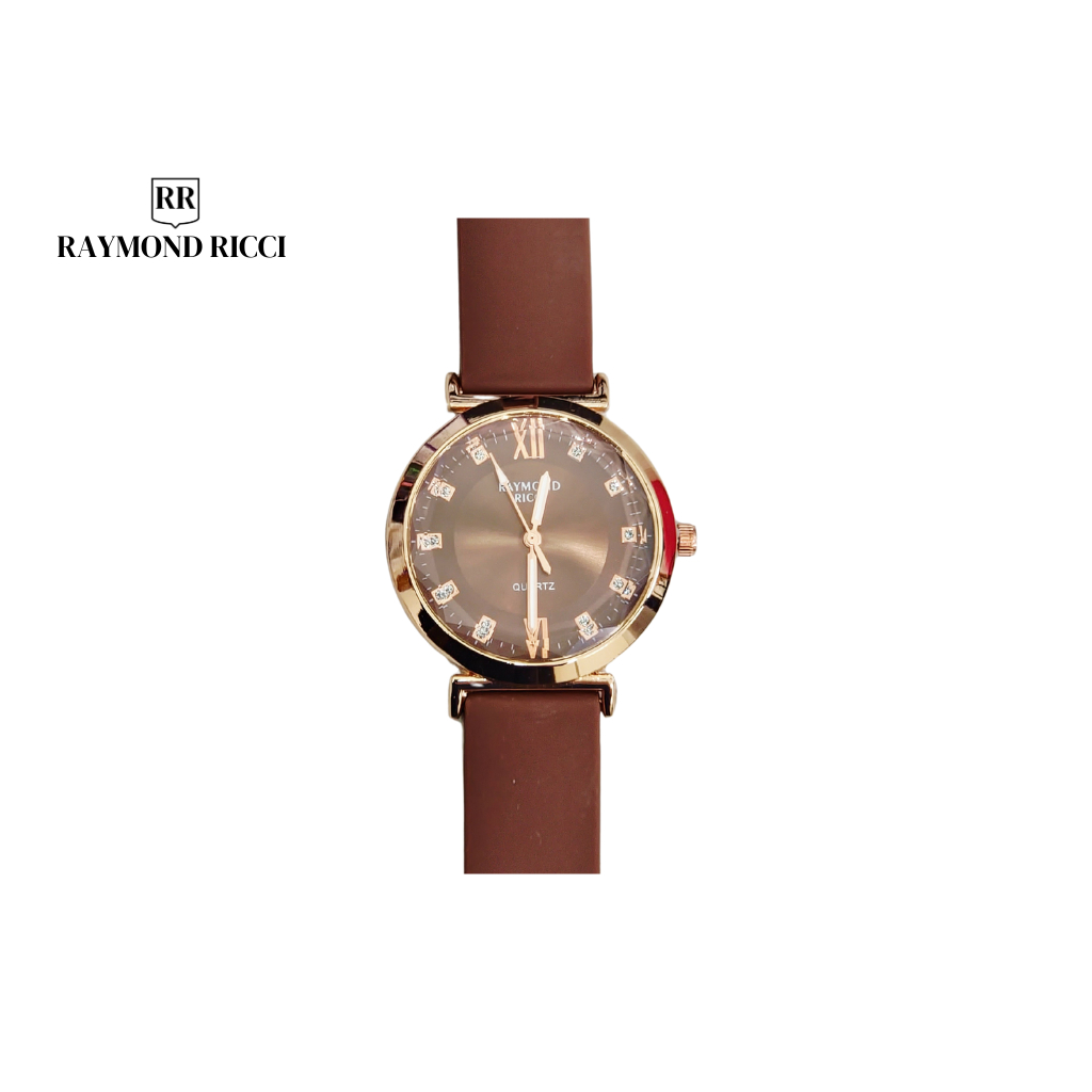 Raymond Ricci Jam Tangan Wanita Rubber 17707 || Terbaru & Free BOX