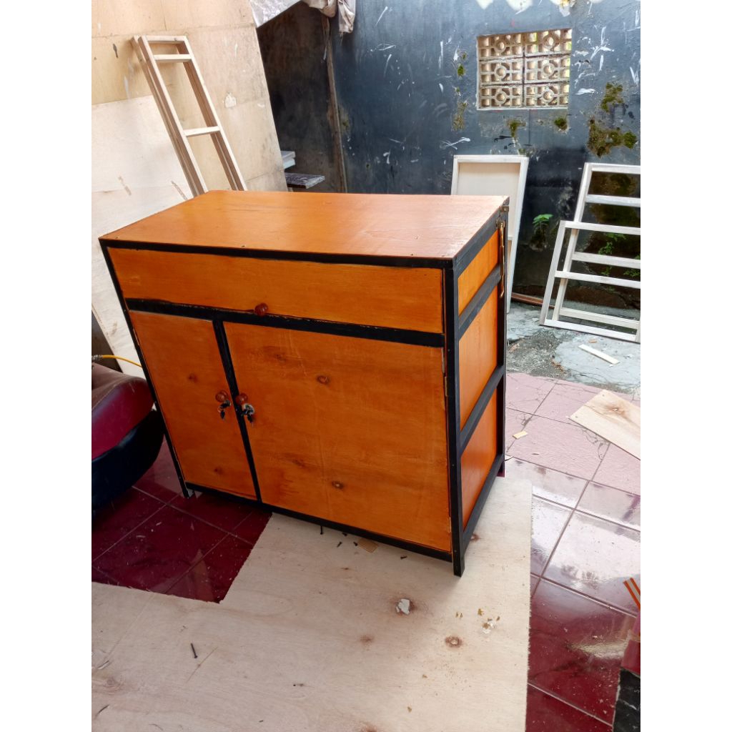 Meja kompor kompor dua tungku | Meja dapur multifungsi