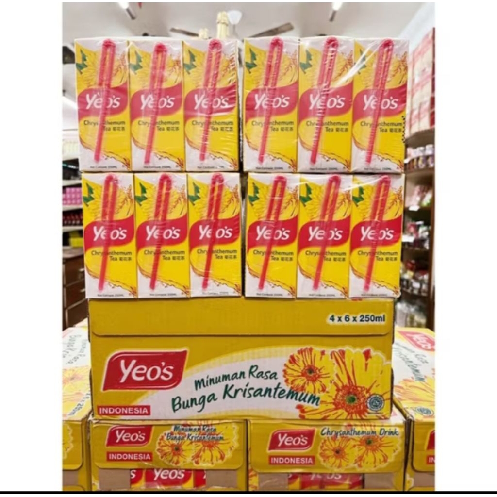 

YEO'S TEH BUNGA 250 ML 24 PCS
