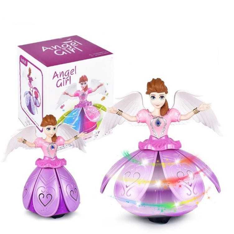 Angel Girl Mainan Anak Boneka Menari - Bisa Jalan, Berputar dan Musik