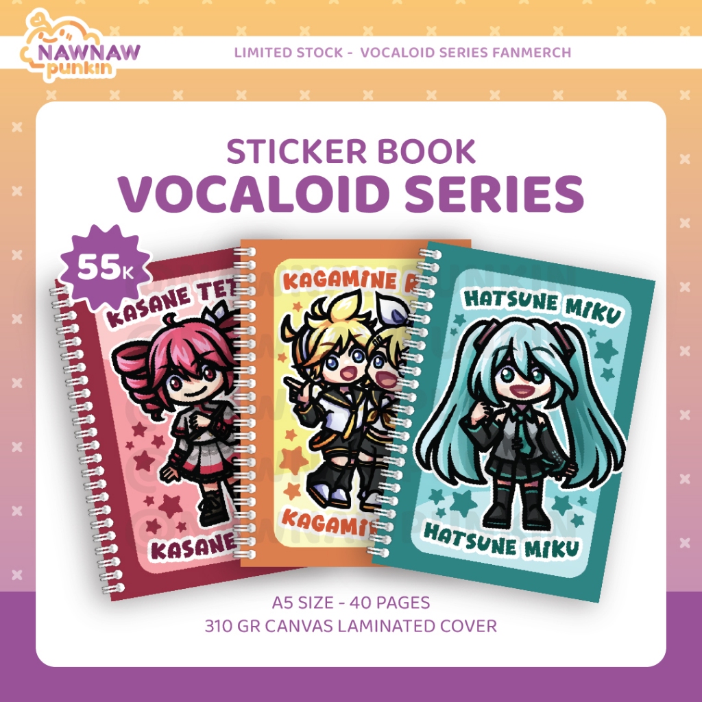 

[Vocaloid Fanmerch] Vocaloid Series Sticker Book