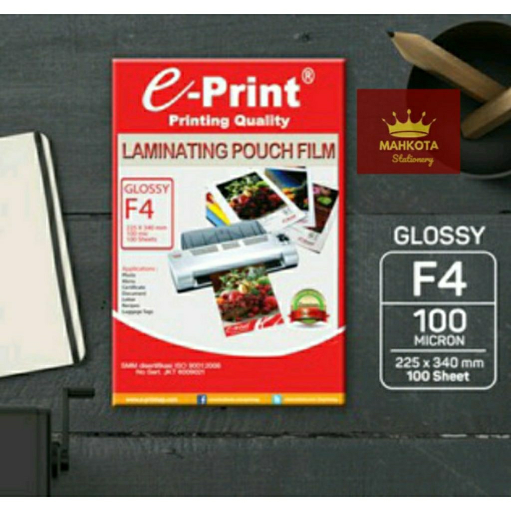 

Laminating e-Print F4/plastik Laminating 100 Micron Pres