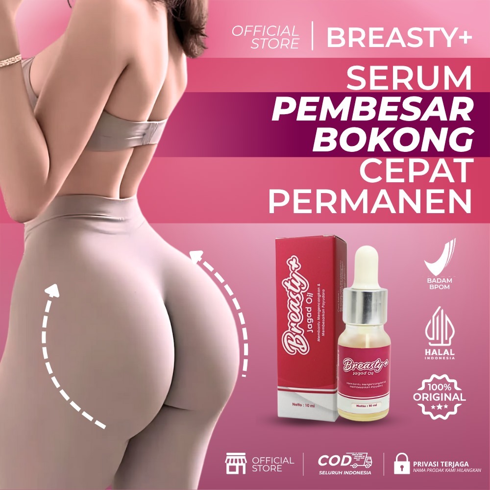 BREASTY+ Oil Serum Pembesar Dan Pengencang Bokong Pantat Ampuh10mlOil Breasty  Serum - Pembesar Boko
