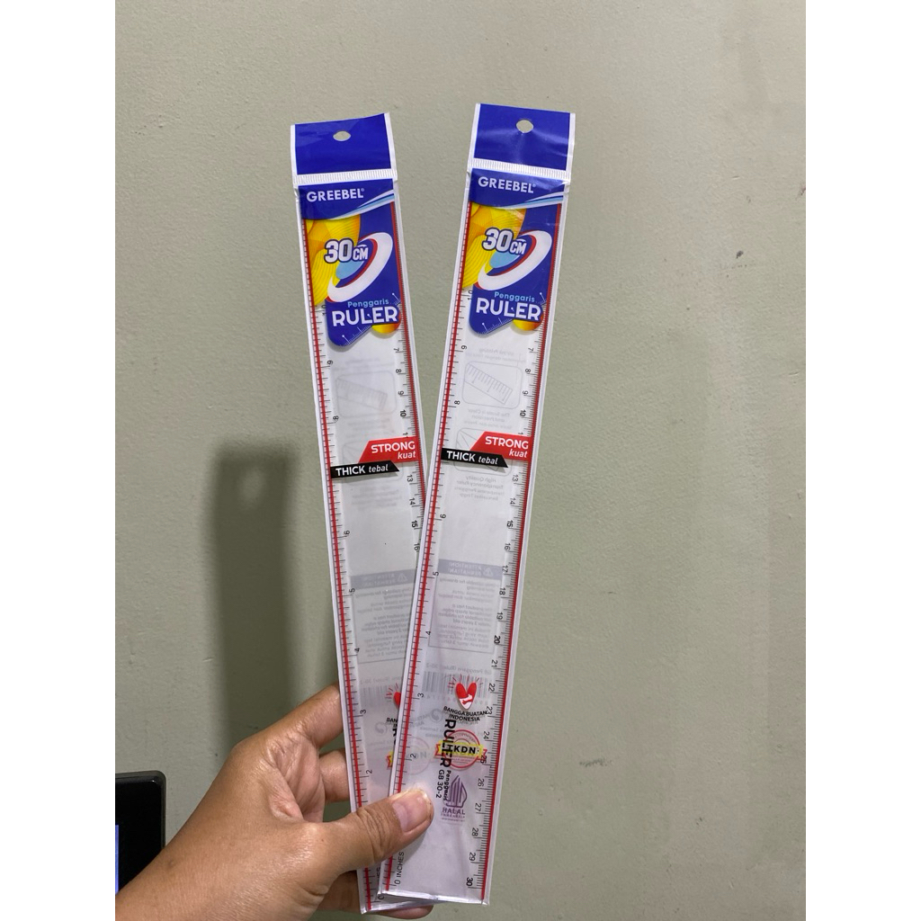 

Penggaris greebel 30cm tebal