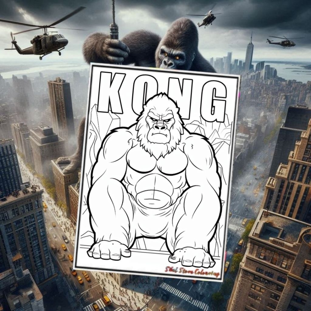 

KERTAS GAMBAR MEWARNAI TEMA KONG ISI 15 LEMBAR GAMBAR BERBEDA / KERTAS GAMBAR TEBAL / PAUD / SD / TK / COLORING