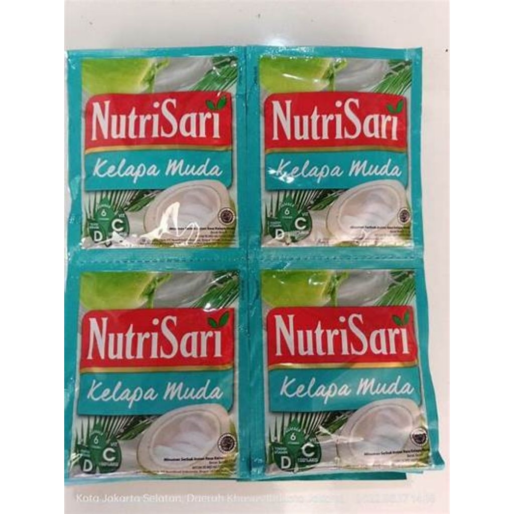 

Nutrisari Kelapa Muda 11g 1dus isi 160pcs