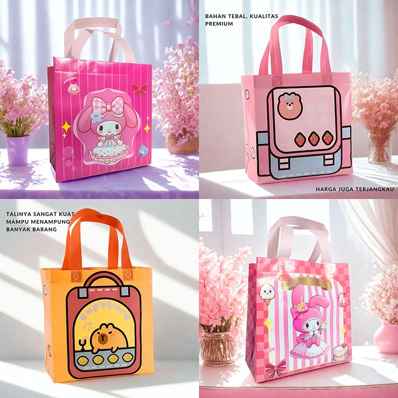 

tas hadiah sederhana/Tas belanja genggam/non tenunan / tahan air tebal