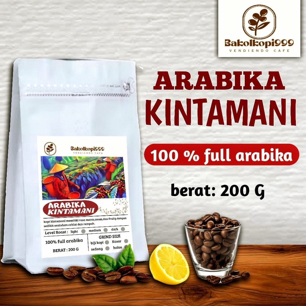 

ARABIKA KINTAMANI berat 200 g