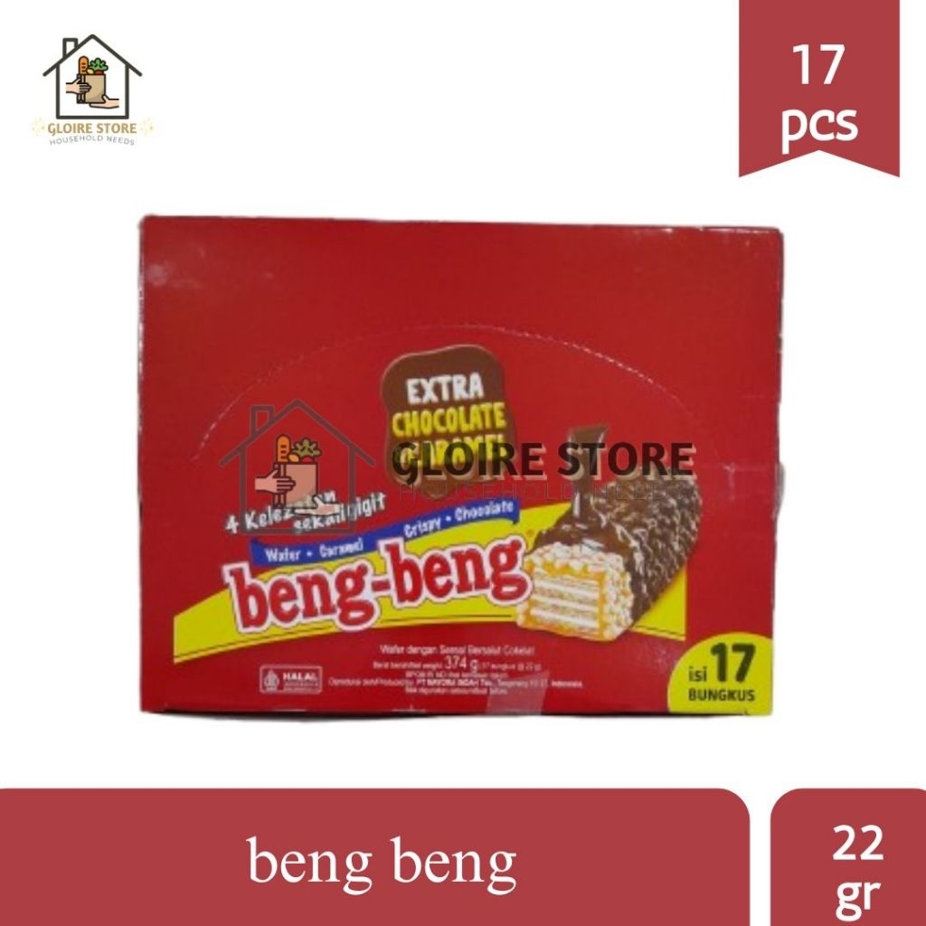 

Beng Beng Wafer Cokelat 1Box Isi 17x22g (SU)