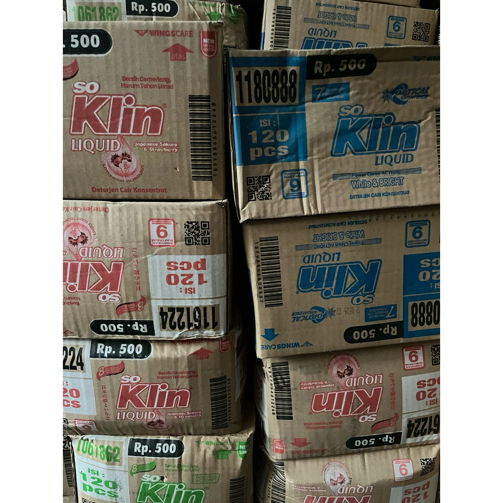 Soklin Liquid 500 renceng 1karton(2karton)
