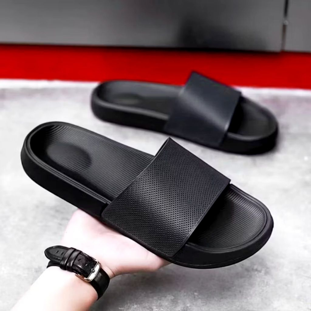 Sendal Slip On Polos Putih Big Sale | Sendal putih polos | Sendal pailon | Sendal ringan | Sendal Bu